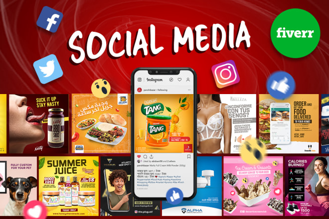 I will do creative social media design, post, banner ads