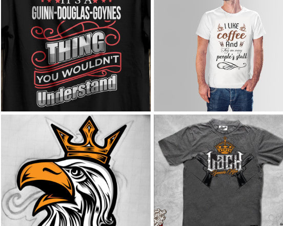I will do custom design t shirts in bulk for pod business