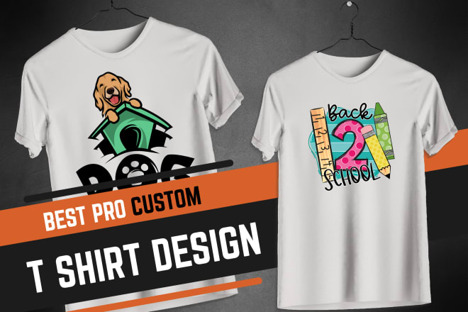 I will do custom graphic t shirt design