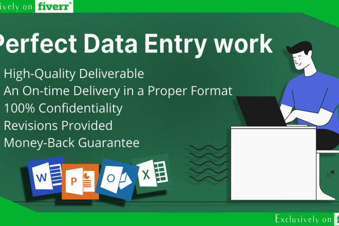 I will do data entry job