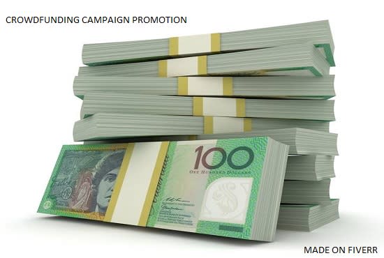 I will do effective indiegogo, kickstarter crowdfunding campaign and promotion