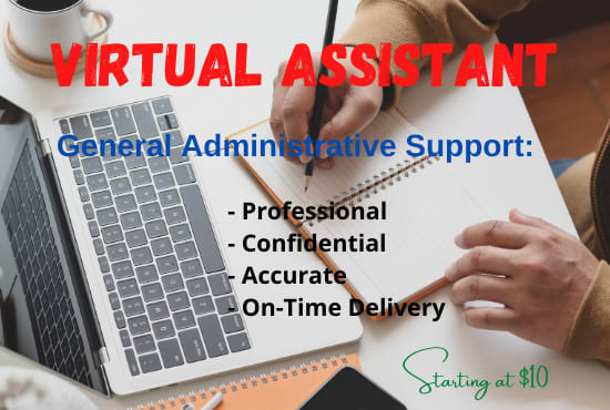 I will do efficient personal and administrative assistant services