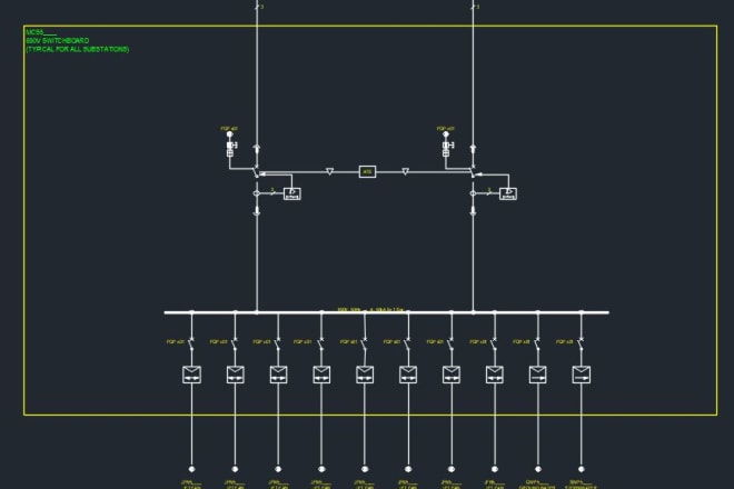 I will do electrical wiring and single line diagram cad draft