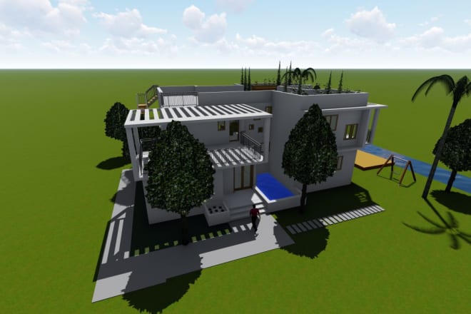 I will do floor plan, 3d modelling and photo editing