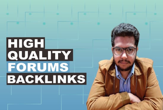 I will do forum backlinks posting high quality 90