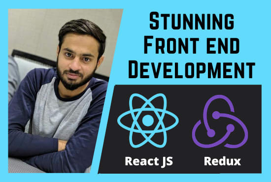 I will do front end web development in react js and javascript