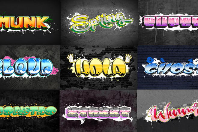 I will do graffiti art design for your logo or word