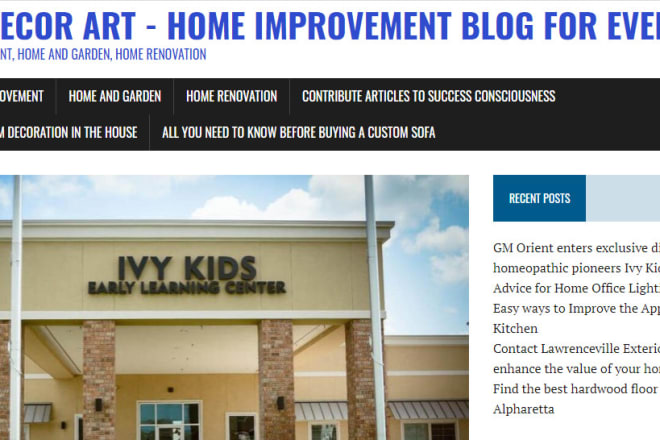 I will do guest post on home improvement site