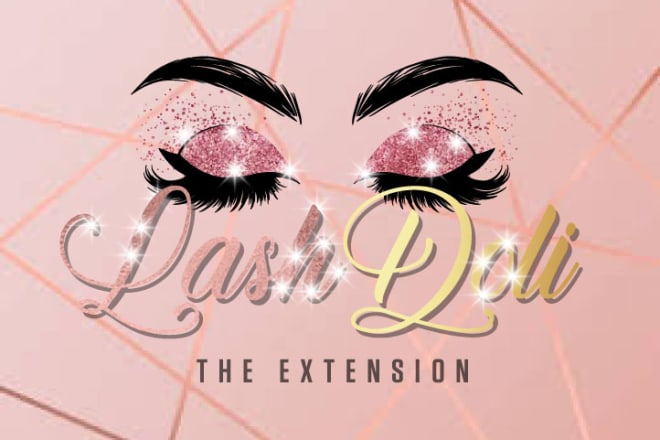 I will do hair extensions, boutique and eyelash logo design