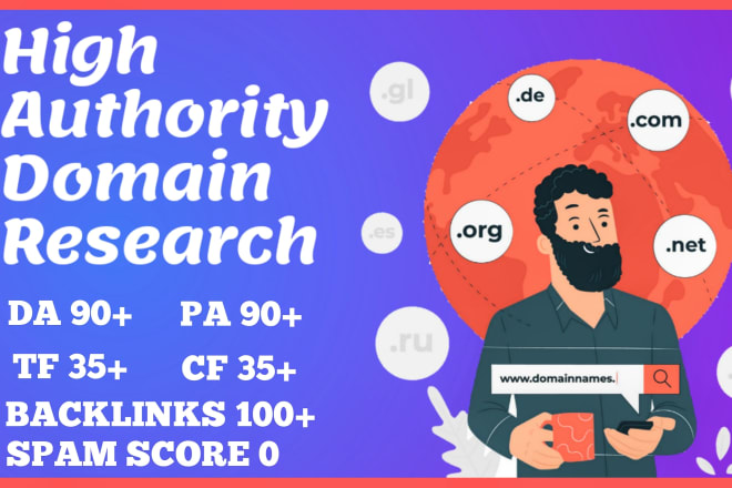 I will do high authority expired domain research