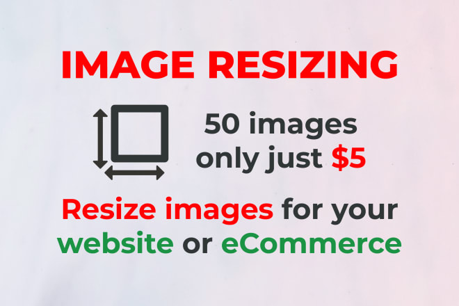 I will do image resize in the same measurement for online ecommerce