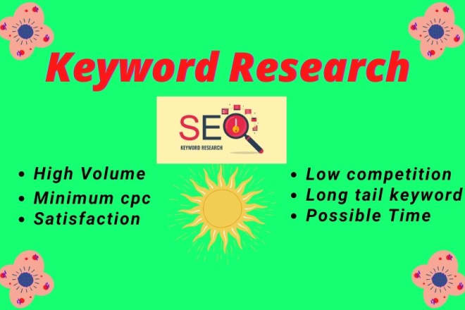 I will do keyword research and page optimization