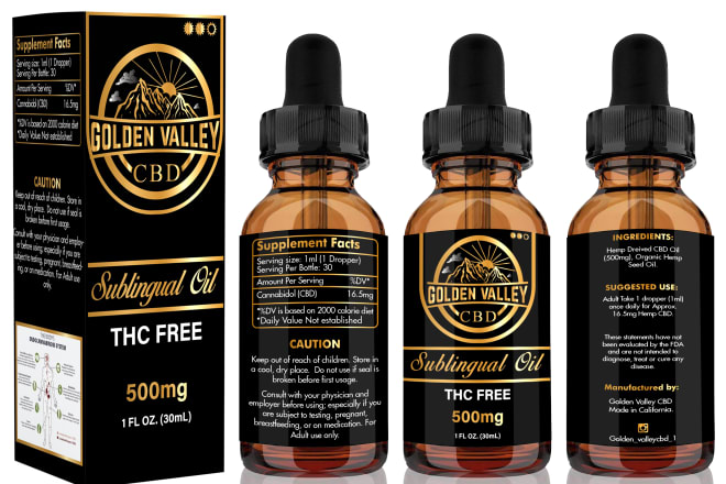 I will do label design, cbd label, bottle label, cbd or hemp product packaging