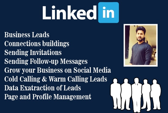 I will do linkedin marketing, lead generation, and sales leads