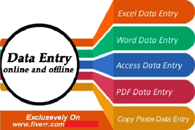 I will do many types of data entry for you