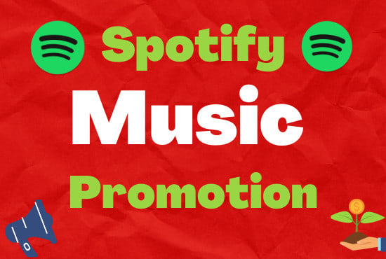 I will do organic spotify music promotion