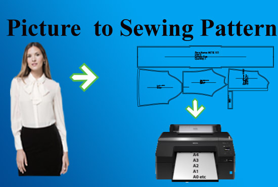 I will do pattern making for sewing garments
