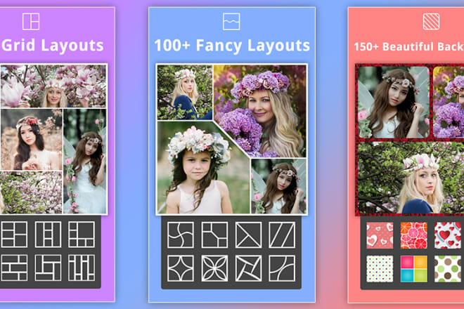 I will do photo collage maker with mirror effect editor