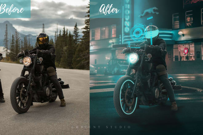 I will do photo manipulation, editing, retouching on photoshop