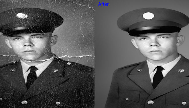 I will do photo retouching, repair and restoration