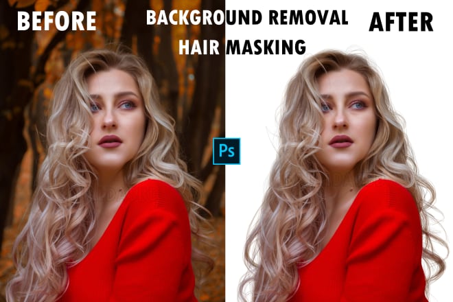 I will do photoshop hair masking