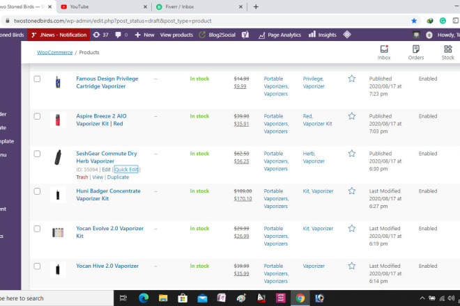 I will do pro product listing on ebay, shopify, wordpress