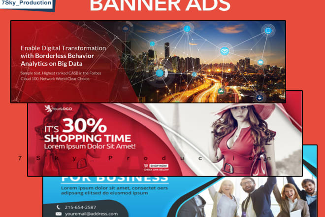 I will do product banner, advertising banner,website banner,shopify banner design