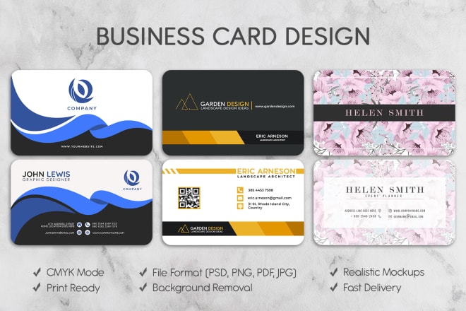 I will do professional business card design