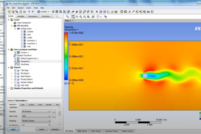 I will do professional cfd analysis using ansys and solidworks