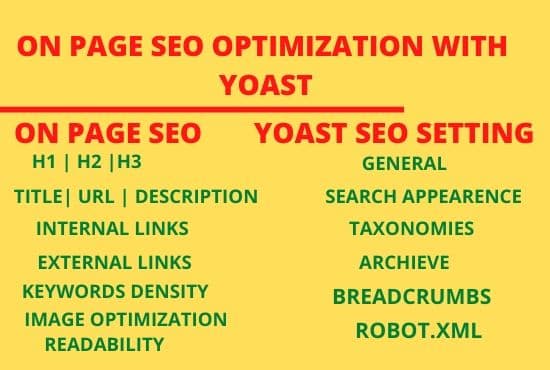 I will do professional on page SEO for ecommerce wordpress website