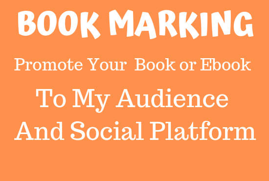 I will do promote your company by book marking