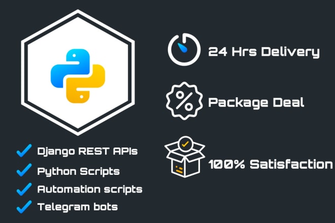 I will do python scripting, python programmming in 24 hours