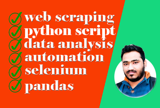 I will do python scripting, web automation or python data scraping