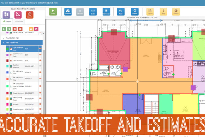 I will do quantity takeoff mep and civil plan swift, autocad, cost plan, boq