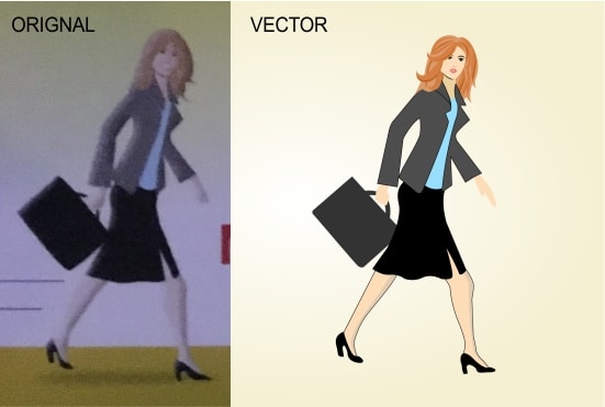 I will do raster to vector file conversion