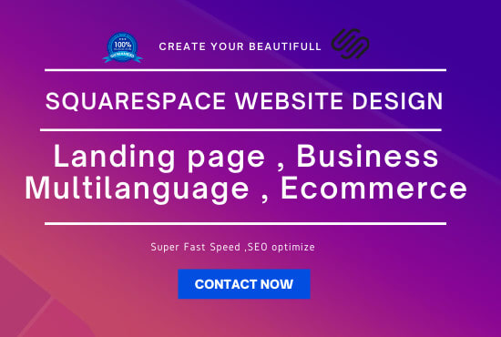 I will do squarespace website design as multilingual or ecommerce