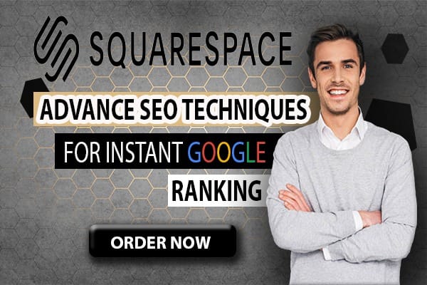I will do squarespace website SEO for google first page ranking