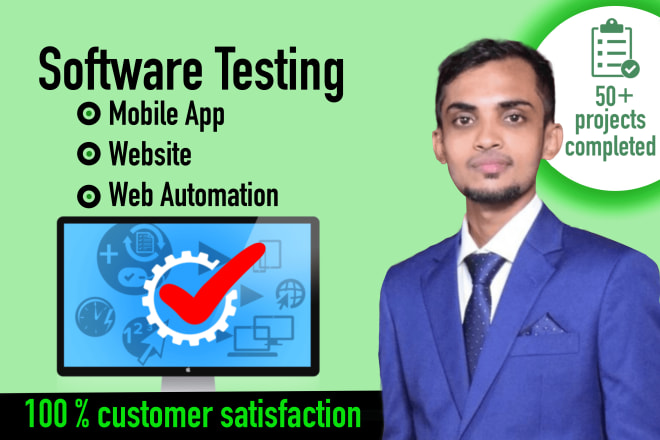 I will do testing and review website as qa on all platforms