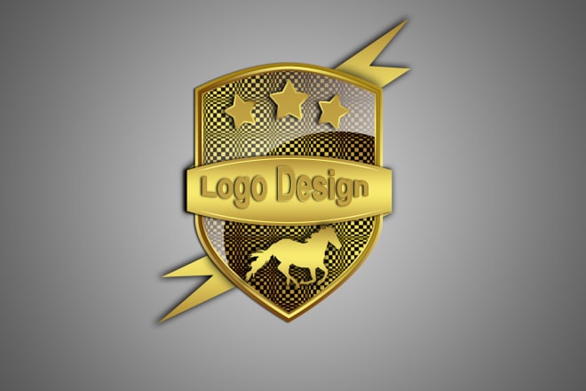 I will do unique modern custom text business logo design