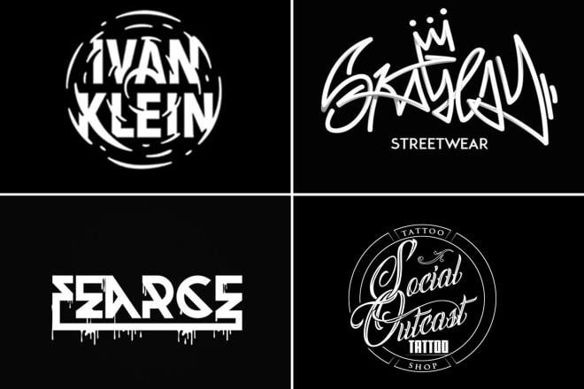 I will do urban streetwear clothing brand logo design
