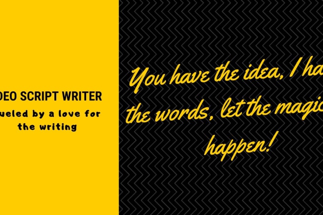 I will do video script writing for your business to drive sales