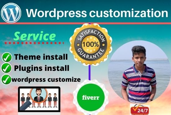 I will do wordpress customization and theme installation