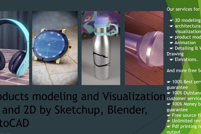 I will do your 3d modeling, product design,rendering,animation