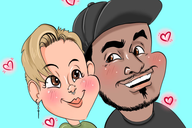 I will draw a cartoon version of yourself or a loved one