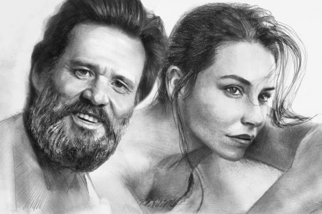 I will draw amazing realistic pencil portrait from a photo