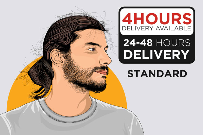 I will draw cartoon portrait, logo, vector, avatar from a photo