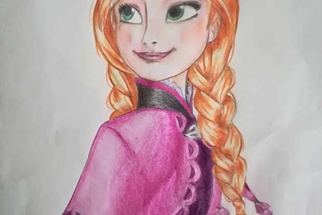 I will draw copies of cartoon and manga characters