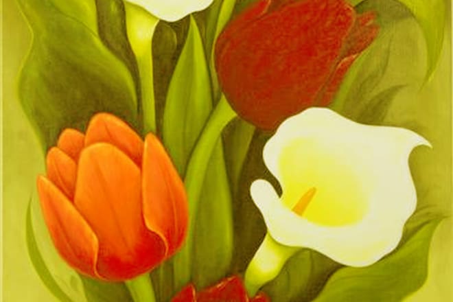 I will draw face on any oil painting