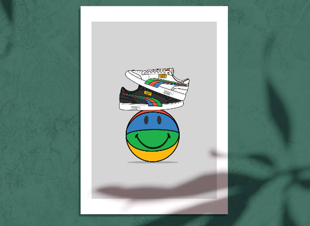 I will draw hd vector illustration of your sneaker