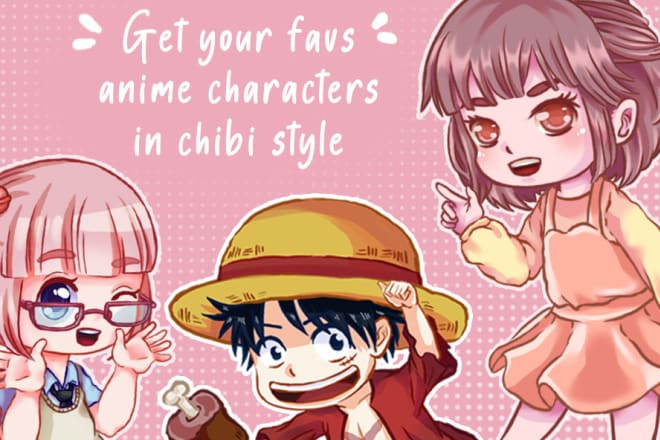 I will draw manga, anime, fanart in chibi with high res